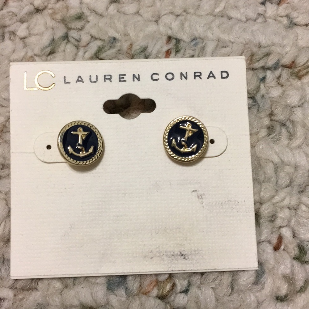LC anchor earrings